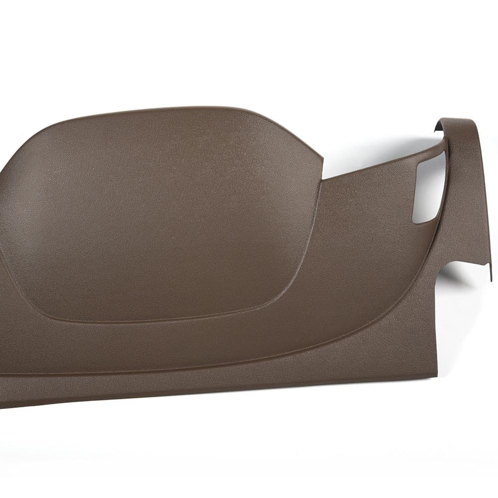 G-PLUS TPE Half Dash Cover Brown Compatible with 2007 2008 2009 2010 2011 2012 2013 Chevy Silverado (LS, LT, WT, Base) /2007 2008 2009 2010 2011 2012 2013 GMC Sierra (SL, SLE, WT, Base)