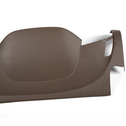 G-PLUS TPE Half Dash Cover Brown Compatible with 2007 2008 2009 2010 2011 2012 2013 Chevy Silverado (LS, LT, WT, Base) /2007 2008 2009 2010 2011 2012 2013 GMC Sierra (SL, SLE, WT, Base)