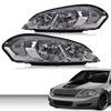 G-PLUS LED Headlights Assembly Fit Chevy Monte Carlo 2006 2007/Chevy Impala 2006-2013/Chevy Impala Limited 2014-2016 DRL Corner Headlamps Clear Lens Chrome Housing Clear Reflector,faros delanteros
