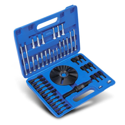 G-PLUS Harmonic Balancer Puller Removal & Install Tool Set Flywheel Crankshaft Kit 45 Steel Black