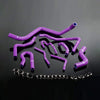 G-PLUS 9PCS Silicone Radiator Coolant Hose Kit Clamps Compatible with HONDA CIVIC SOHC D15 D16 EG EK 1992-2000 Purple