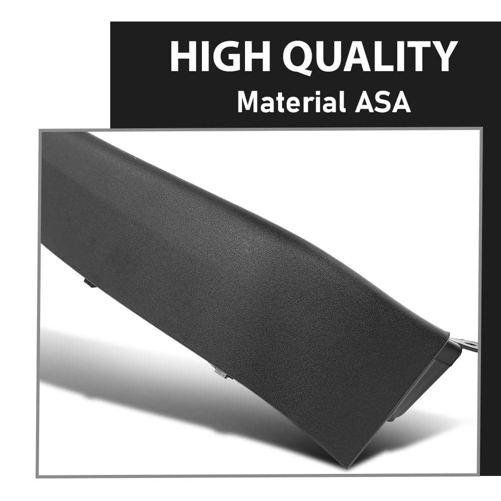 G-PLUS Rear Right Passenger Side Flare Wheel Arch Molding Compatible with Tesla Model X 2016-2023 1035291-00-E, 103529100E Wheel Opening Molding Arch Trim Black