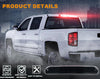 G-PLUS LED 3rd Brake Light Compatible with Ford F250 F350 F450 F550 Super Duty 1999-2015 Stop Cargo Light Smoke Lens Black Housing CC3Z13A613A,CC3Z13A613B