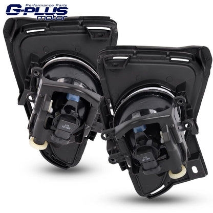 G-PLUS Bumper Fog Lights Compatible with 2016 2017 Toyota RAV4 Clear Driving Fog Lamps A pair W/Bulbs + Switch Wiring Kit neblineros para autos delantero, faros antiniebla