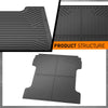G-PLUS Truck Bed Mat Liner Compatible with Chevy Silverado GMC Sierra 1500 2014-2018 with 5'8" Bed, All Weather Protection TPE Heavy Duty Trunk Mat Black