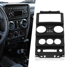 G-PLUS Dash Center Bezel Trim for Jeep Wrangler 2007-2010