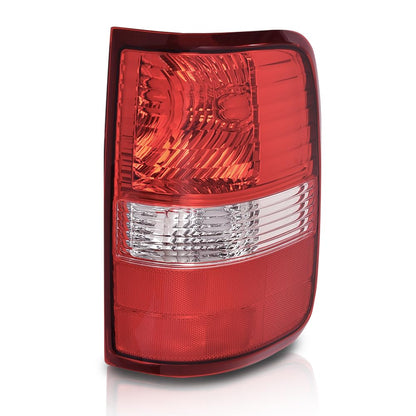 G-PLUS Tail Lights Compatible with Ford F150 King Ranch, Lariat, XL 2004-2006,Red Lens Right Passenger Rear lamps Luces Traseras, Faros Traseros 5L3Z13404CA, 6L3Z13404BA, FO2801182Assembly