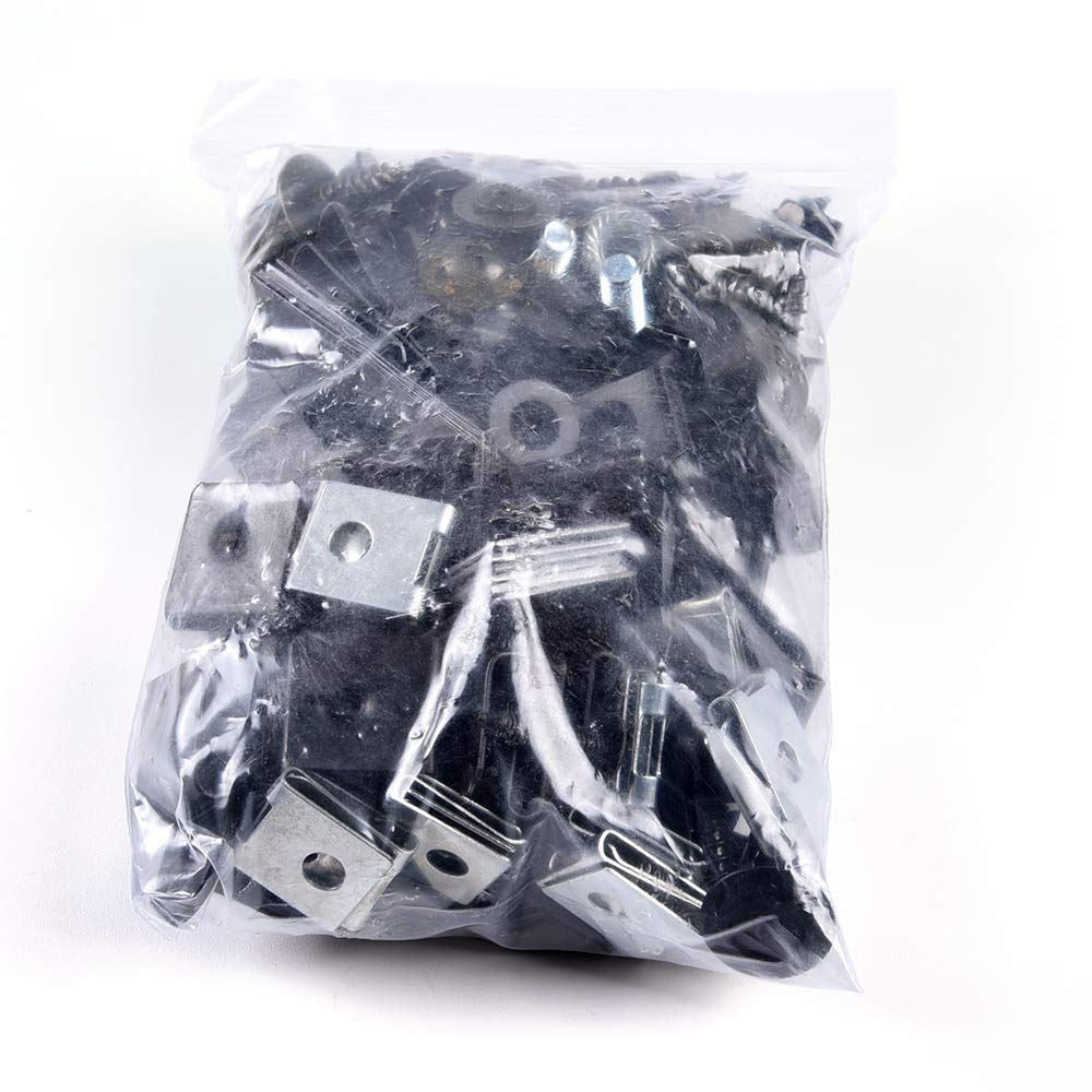 Compatible for Ford Universal Stainless Steel Wheel Eyebrow Accessories Screw Pack Front Rear Fender Hardware Kit