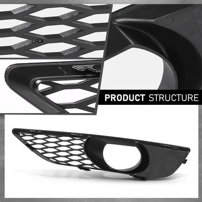 G-PLUS Right Front Bumper Right Fog Light Grille Lamp Cover Compatible with Audi Q7 Sportback 2010-2015 4L0 807 676 C, 4L0807676C