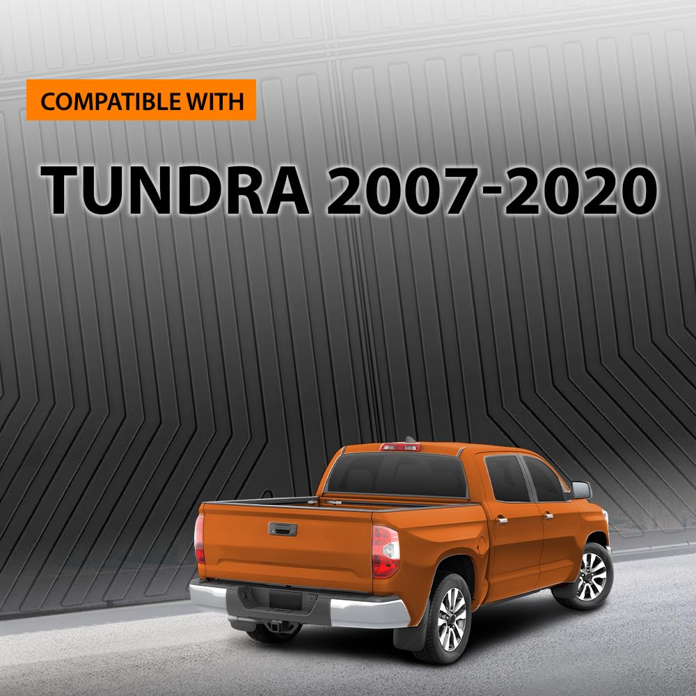 G-PLUS Tailgate Liner Compatible with Toyota Tundra 2007-2020 Black Tailgate Mat