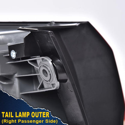 G-PLUS Tail Light Fit 2016 2017 2018 Honda HR-V EX/LX/EX-L Sport Utility 4-Door Sedan,(NOT Have the Side Light),Automotive Outer Brake Rear Lamp,Passenger Side (Right) Luces TraserasAssembly