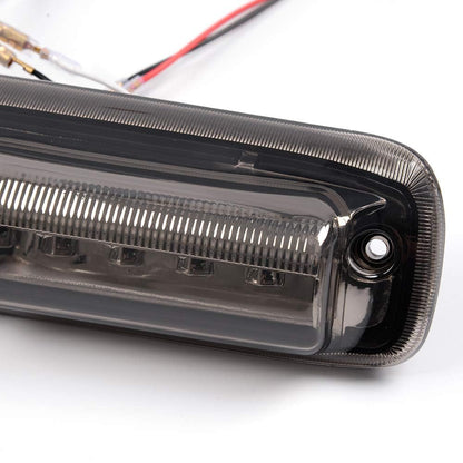 G-PLUS LED Third 3rd Brake Light Compatible with Chevy Silverado/GMC Sierra 1500 2500 3500 1999-2007 Rear Stop Tail Cargo Light(Chrome Housing Smoky Lens)