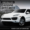 G-PLUS Front Left Fender Flare Wheel Arch Molding Trim, Compatible with Porsche Cayenne 2011-2018, Driver Side, 95855972720, 958-559-727-20, 958559727209B9