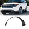 G-PLUS Front Left Driver Side Fender Flares, Compatible With Ford Explorer 2011-2015 Wheel Fender Arch Molding Trim Replace for #BB5Z16039AA, FO1290126