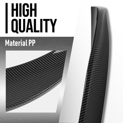 G-PLUS Rear Trunk Spoiler Wing Compatible with BMW E90 3 Series 4-Door Sedan Model 2006-2011 Not Fit 2-Door Convertible/2-Door Coupe/Wagon Models Rear Spoiler Trunk Carbon Fiber Black