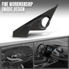 G-PLUS Speaker Cover Trim Compatible with Honda Civic 10th Sedan 2016 2017 2018 2019 2020 2021 Carbon Fiber Black