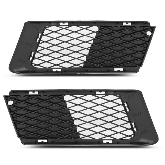 G-PLUS Pair Bumper Grille Compatible with BMW 328i/328xi xDrive Base Coupe 2-Door 2007-2010,BM1036121, BM1036122, 51117154720, 51117154719,BM1036122,51117154720 Black