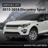 G-PLUS Front Bumper Fog Light Lamp Bezel Left +Right Compatible with Land Rover Discovery Sport 2015-2018