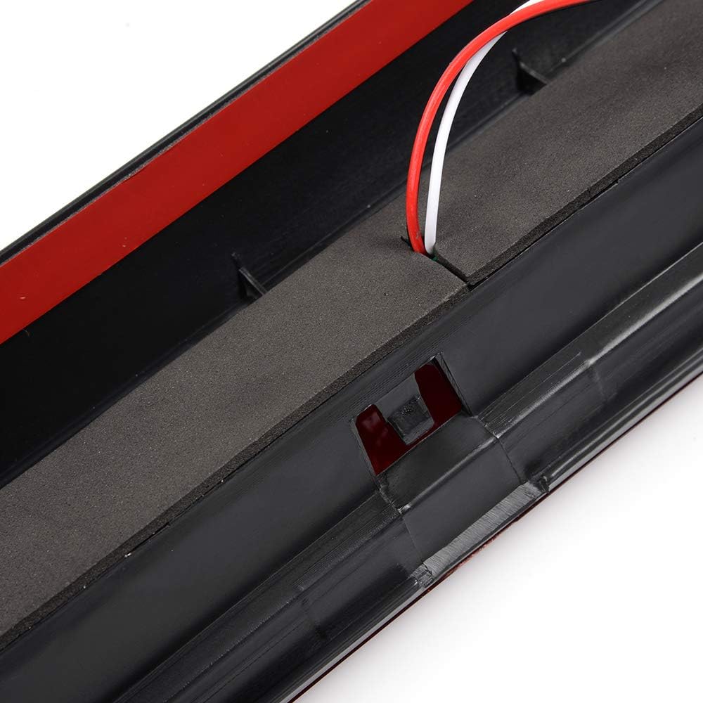 G-PLUS LED 3RD Third Brake Light Compatible with Toyota Tundra V8 2007-2016 High Mount Brake Light Red Lens Clear Bottoms