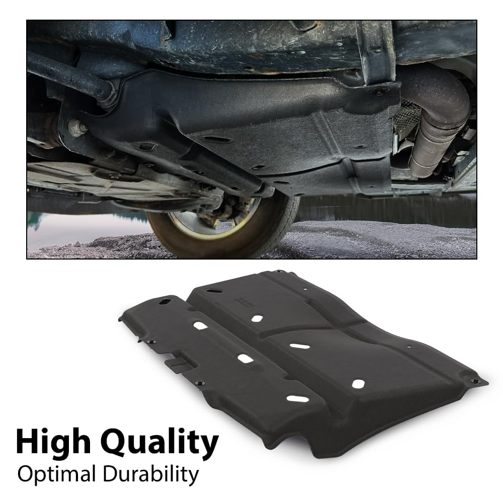 G-PLUS Splash Panel Shield Under Diaper w/Mounting Screw Compatible with 2015-2020 Ford F150 with Gasoline Engine/Not Fit Raptor Model/Not Fit 3.0L Diesel ML3Z-7222-D
