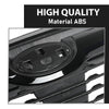G-PLUS Front Grill w/Camera Hole Gloss Black w/Red Line Compatible with Subaru Forester 2019-2021 91121SJ040