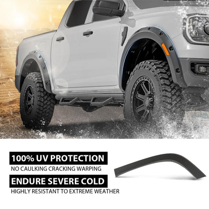 G-PLUS Rear Left Wheel Flare Molding Compatible with Jeep Cherokee 2019-2022 Not Fit Trailhawk Models Wheel Opening Molding Arch Trim 68316003AD, 68316007AB Black