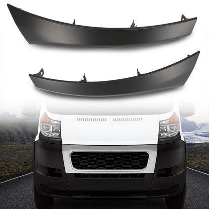 G-PLUS Headlight Fillers Driving Head Light Lamp Molding Set Compatible with Ram ProMaster 1500/2500 /3500 Base 2014-2022 1ZT59ZZZAA 1ZT60ZZZAA CH1089103 CH1088103