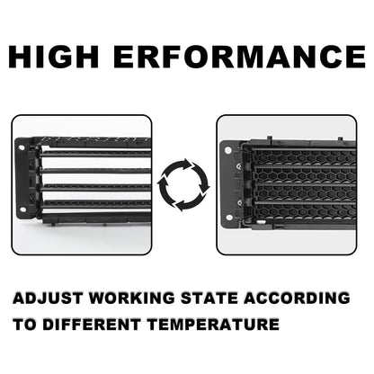G-PLUS Active Grille Shutter Assembly without Motor/Actuator/Controller Compatible with Buick LaCrosse Avenir Sport Touring 2017-2019/Fit Chevy Malibu 2016-2020 GM1206116 AGS1023