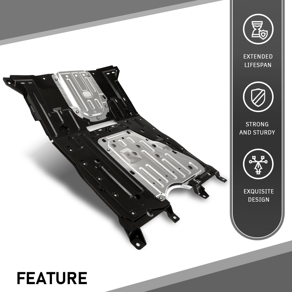 G-PLUS Engine Splash Shield Lower Engine Cover Assembly Compatible with Honda Civic 2012, Will Not fit MX and Si Trims,Fit Acura ILX 2013, Will Not fit 2.4L Engines 74110-TR3-A10 74110TR3A10