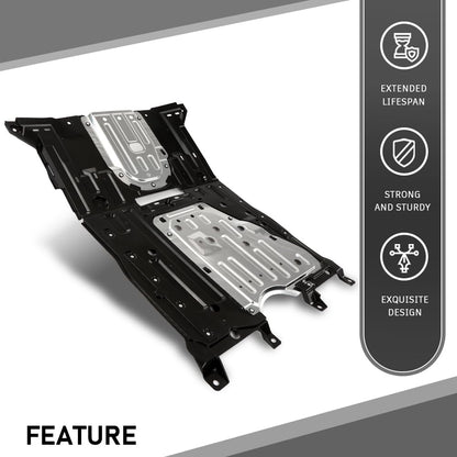 G-PLUS Engine Splash Shield Lower Engine Cover Assembly Compatible with Honda Civic 2012, Will Not fit MX and Si Trims,Fit Acura ILX 2013, Will Not fit 2.4L Engines 74110-TR3-A10 74110TR3A10
