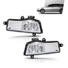 G-PLUS Front Bumper Driving Fog Light Lamps Pair Compatible with Audi A6 C6/ A6 S6 Quattro 2009-2011 4F0941699A, 4F0941700A Black
