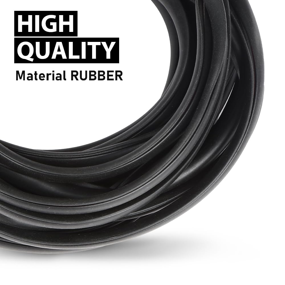 G-PLUS Fender Flare Rubber Seal 18 Feet(5.4864m) Edge Trim, Fender Flare Gasket Universal Fit for Car and Truck Wheel Wells