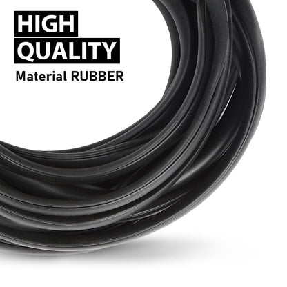G-PLUS Fender Flare Rubber Seal 18 Feet(5.4864m) Edge Trim, Fender Flare Gasket Universal Fit for Car and Truck Wheel Wells