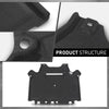 G-PLUS Rear Lower Under Engine Splash Shield Guard Cover Compatible with 2013-2016 Audi A4,Fit 2013-2017 Audi Q5 8K1863822S, 8K2863822M