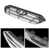 G-PLUS Grille Assembly Compatible with Hyundai Santa Fe Sport 2017 2018 ABS Plastic Grill 863514Z500, HY1200201