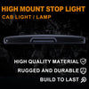 G-PLUS 3D LED Bar Rear Center Third Brake Light Compatible with Dodge Ram 2500 3500 Truck 2003 2004 2005 2006 Brake Tail Lamp Assembly(Smoky lens Black Housing)