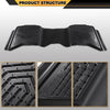 G-PLUS Floor Mats Compatible with Dodge Ram 2500/3500 2010-2018/Fit Dodge Ram 1500 2009-2023(19-23 Classic Body) Crew Cab w/Auto Trans All Weather Full Cover Protection TPE Liners 1st & 2nd Row 3PCS