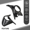 G-PLUS Speaker Kick Panels Pair Black Compatible with Chevy Monte Carlo El Camino Malibu, Fit Oldsmobile Cutlass Fit Pontiac Grand Prix, Buick Regal 1978-1988