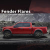 G-PLUS Fender Flares, Compatible with Ford F150 2015 2016 2017 Styleside, 4PCS Wheel Protector Cover Trim Guards Black Factory Style