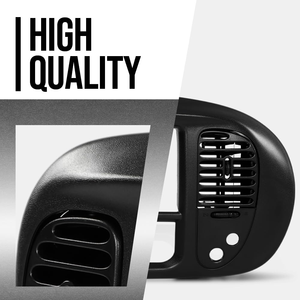 G-PLUS Center Dash Radio Bezel Compatible with Ford F150 Expedition 1997-2003 Black Dashboard Cover