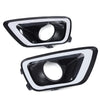 G-PLUS One Pair Clear Lens Driving Fog Light Lamps w/Chrome Trim Bezel Compatible With Chevy Colorado 2015-2019 Left and Right Sides