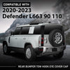 G-PLUS Left Rear Bumper Tow Hook Eye Cover Cap Compatible with Defender L663 90 110 2020-2023