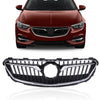 G-PLUS Front Bumper Grille Upper Black/Chrome Compatible with 2018-2020 Buick Regal TourX 39119344