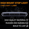 G-PLUS LED Third 3rd Brake Cargo Light Compatible With Chevy Silverado/GMC Sierra 1500 2500HD 3500HD 2007-2013 Rear High Mount Stop Lamp Tail Light (Black Housing)