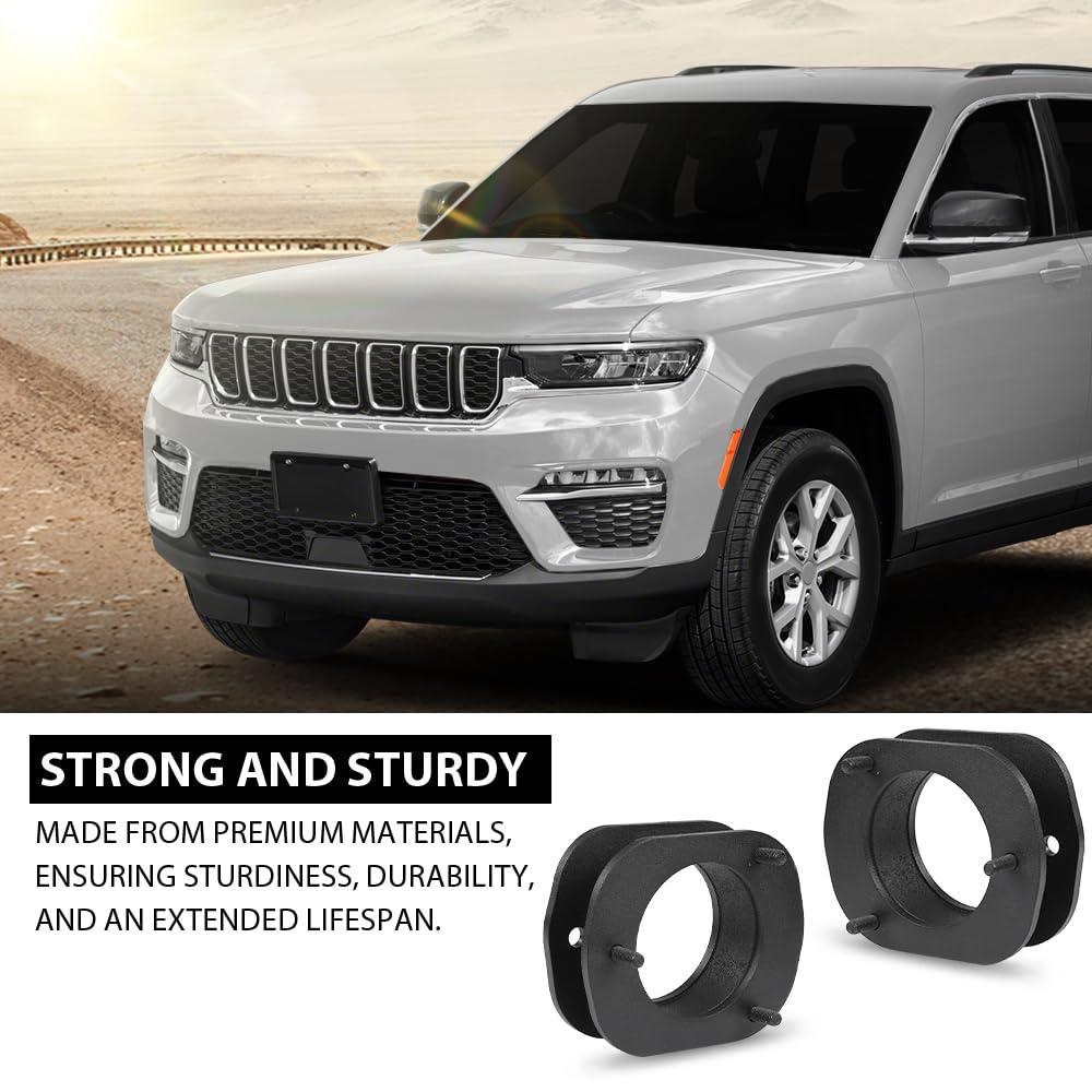 G-PLUS Front 2.5" Leveling Lift Spacer Kit Compatible with Jeep Grand Cherokee WK2 2011-2022 Black
