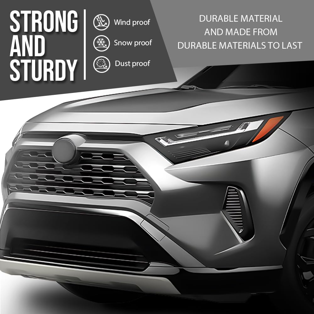 G-PLUS Front Lower Bumper Absorber Compatible with Toyota RAV4 TRD Off-Road 2020-2024, Fit Toyota RAV4 2019-2024 526180R050, TO1070233 Black