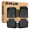 G-PLUS TPE Floor Mats Fit Chevy Impala 2014-2020 Floor Liners 1st & 2nd Row Truck Accessories Cargo Liners All Weather Protection 3PCS Black Alfombras para Carro