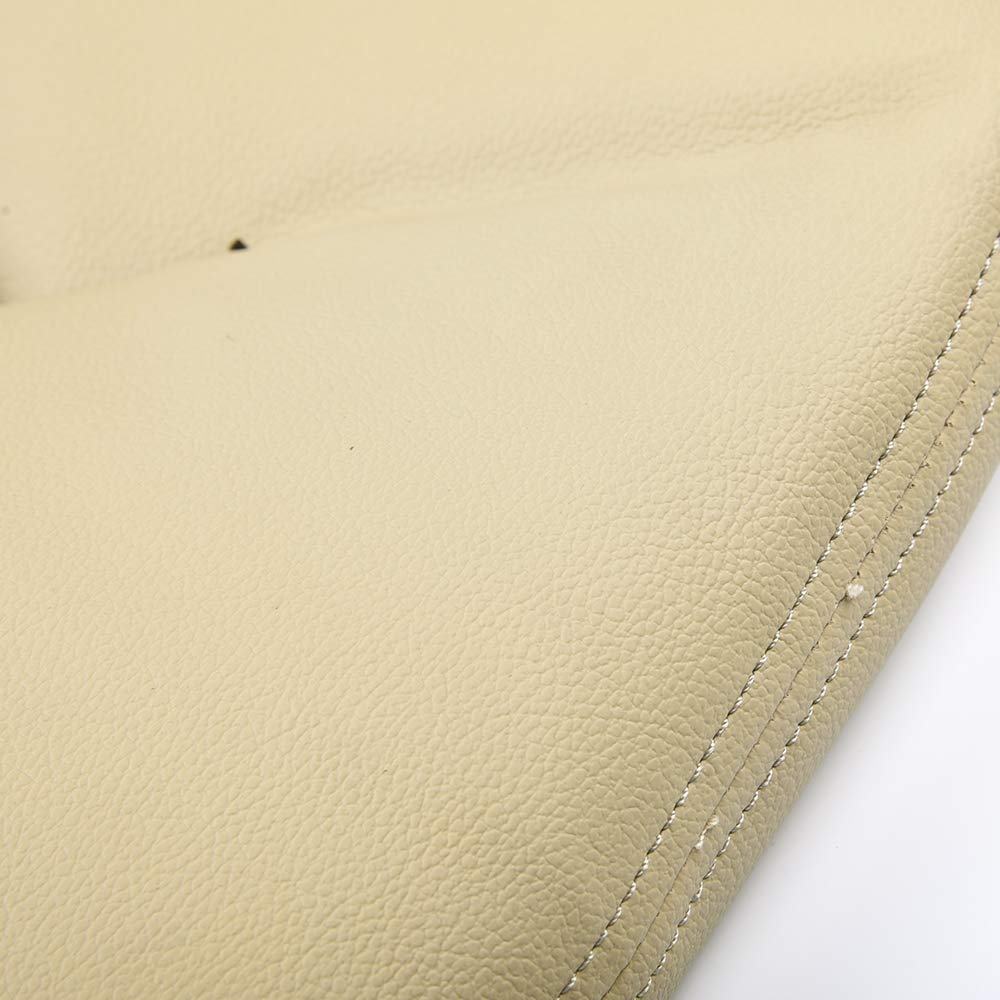 G-PLUS Leather Console Lid Armrest Cover Compatible with 2007-2013 Tahoe Suburban Yukon Sierra Tan