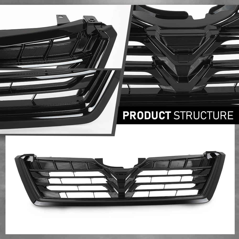 G-PLUS Front Grille Assembly Compatible with Subaru Forester 2022-2024 J1010SJ260
