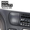 G-PLUS Dashboard Bezel Cluster Dash Bezel Trim Double Din Compatible with Chevy Blazer S10 GMC Jimmy Sonoma 1998-2004 Dark Gray
